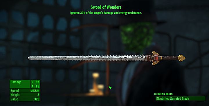 fallout 4 sword mod