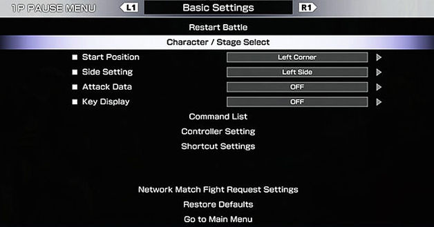 street fighter 5 pc keyboard controlls