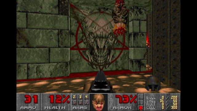 Image result for original DOOM gore