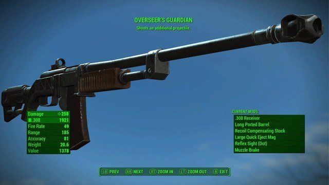 fallout 4 rifles or pistols