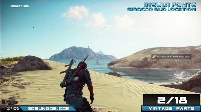 Just Cause 3  U 24 Zabijak Vintage Parts Location Guide - 59