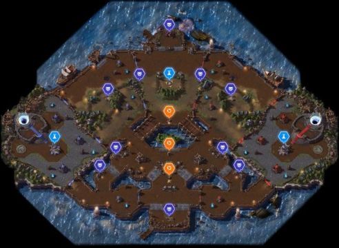 heroes of the storm pirate map