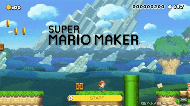 11 Awesome Easter Eggs In Super Mario Maker S Title Screen Super Mario Maker