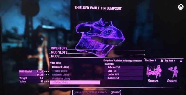 Fallout 4 Guide Armor And Power Armor Mod Crafting