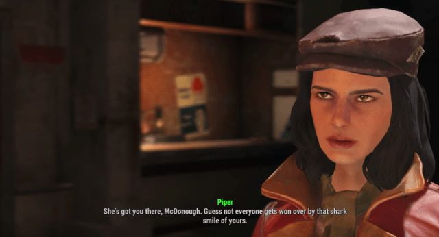 saliendo con piper fallout 4 romance dialogue