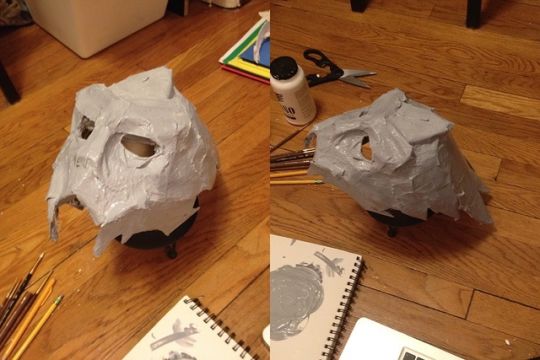Mass Effect  DIY Inexpensive Garrus Mask - 24