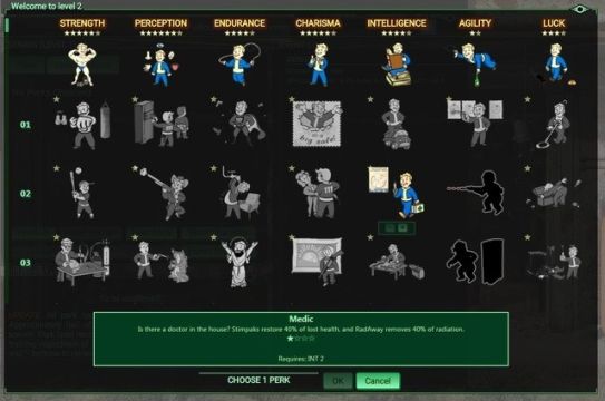 Fallout 4 hype builds with this character perk calculator site