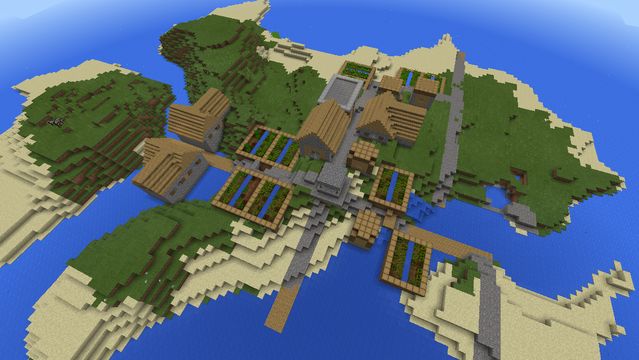 These Are The Best Minecraft Pe Village Seeds For Lazy People Minecraft Minecraft Pocket Edition