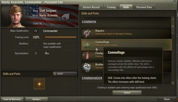 World of Tanks Beginners  Guide  Garage  Crew  and Battle Management   World of Tanks - 85