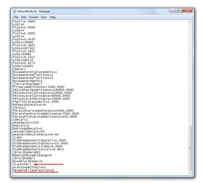 fallout 4 modding ini changes