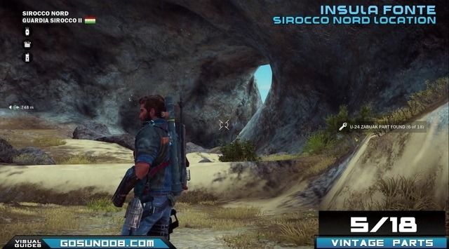 Just Cause 3  U 24 Zabijak Vintage Parts Location Guide - 47