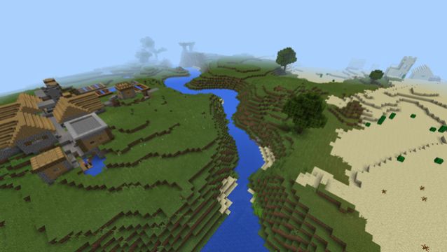 minecraft seed spawn near emerald