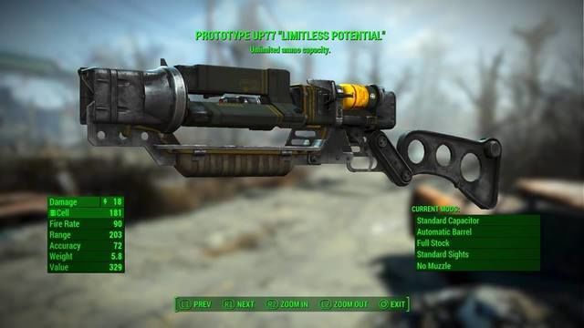 Fallout 4 Guide  How to find the unlimited ammo capacity laser rifle  UP77    Fallout 4 - 98