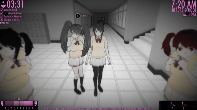 Yandere Simulator Update Adds Atmosphere And Customization Yandere Simulator - yandere simulator roblox outfit