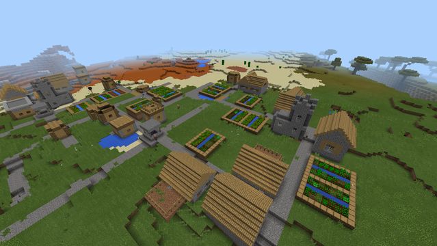 These Are the Best Minecraft PE Village Seeds For Lazy People ...