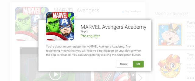 Pre register for the new Marvel Avengers Academy app Marvel Avengers Academy - 80