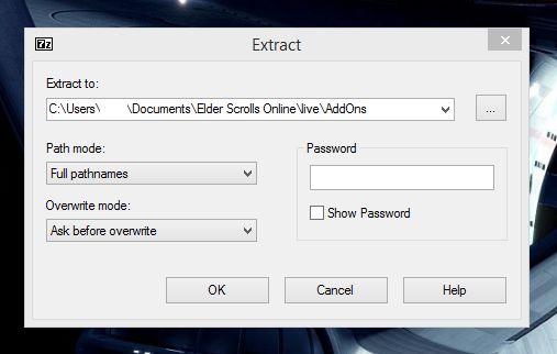 eso where to install addons