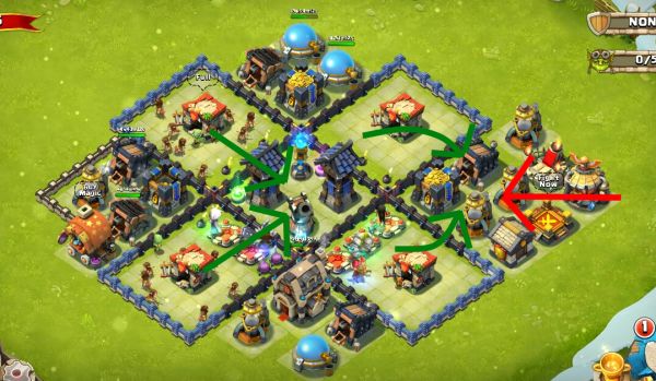 castle clash guild war base