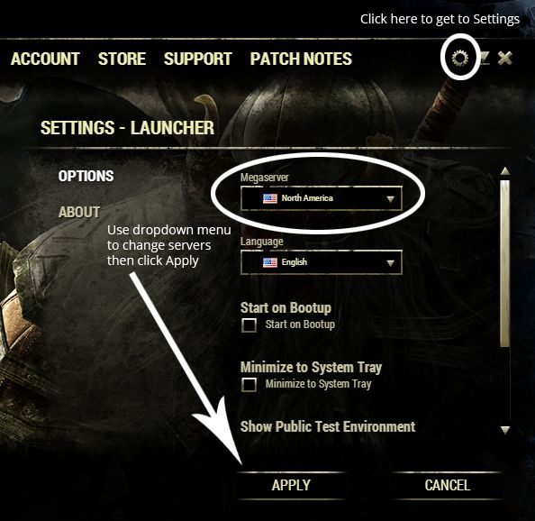 Teso launcher зависает на лоадинг