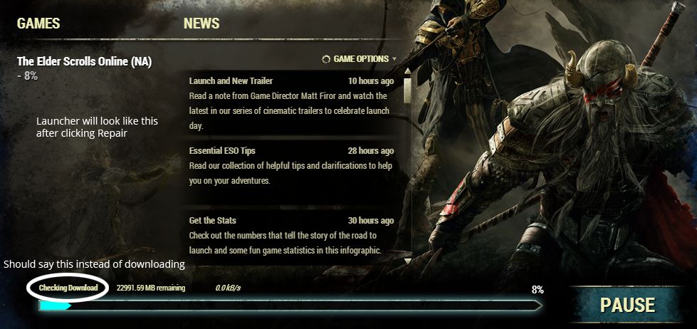 change eso install location