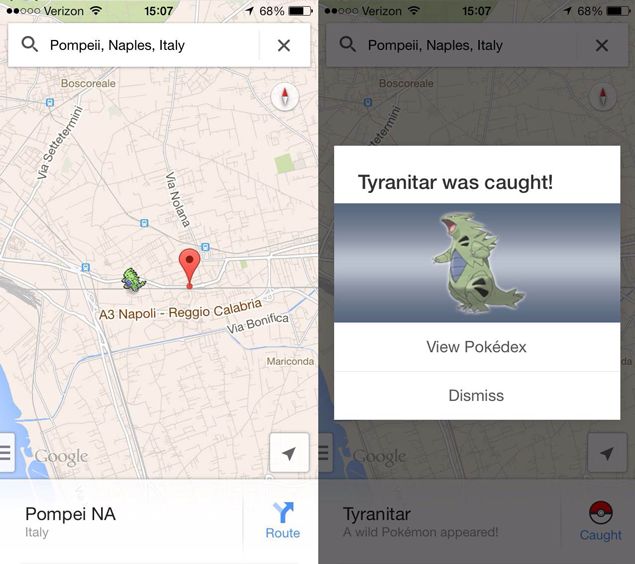 pokemon go google maps