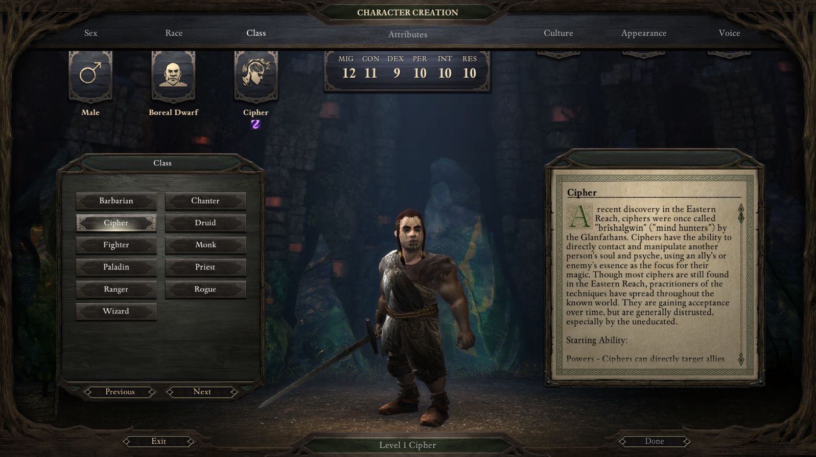 pillars of eternity character creation gide