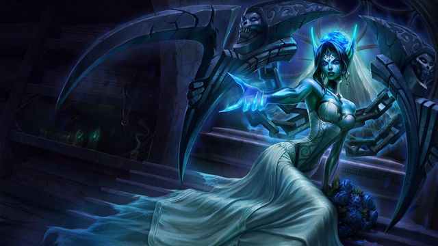 Ghost Bride Morgana Skin In League Of Legends League Of Legends