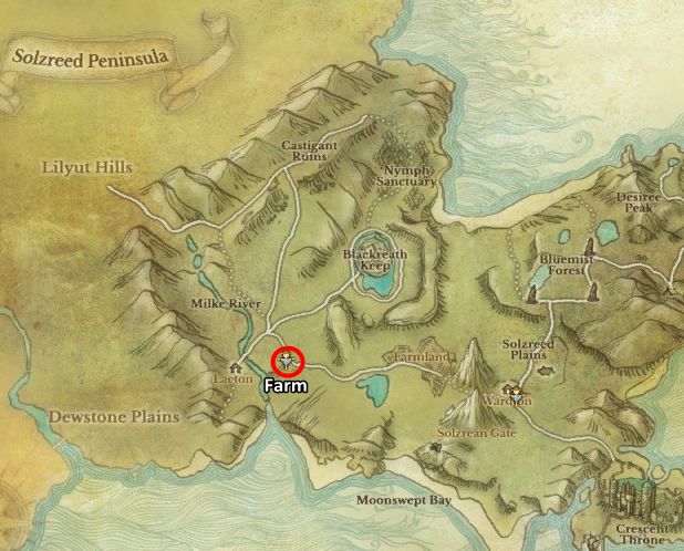 archeage map falcorth plains land