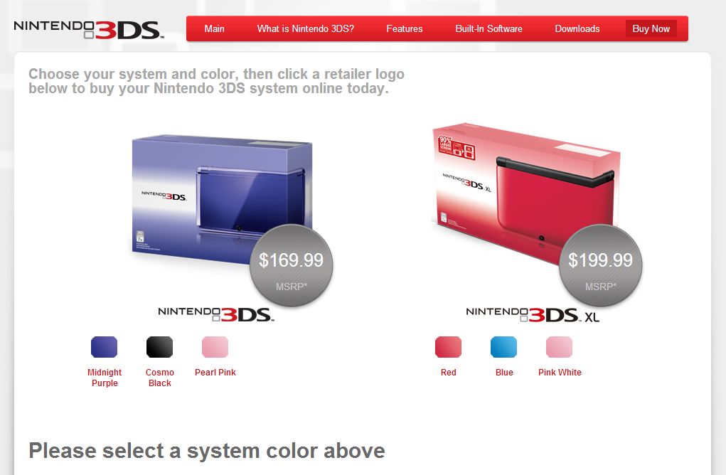 Where Are My Nintendo 3ds Colors