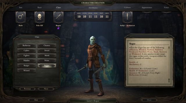 pillars of eternity character creation tutorial