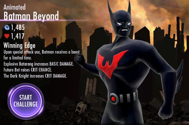 Injustice (Mobile) Animated Batman Beyond Challenge Mode | Injustice: Gods  Among Us