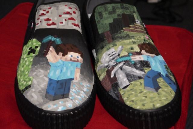 Sweet Kicks  Interview with a Custom Painted Shoes Crafter    Minecraft   The Legend of Zelda - 20
