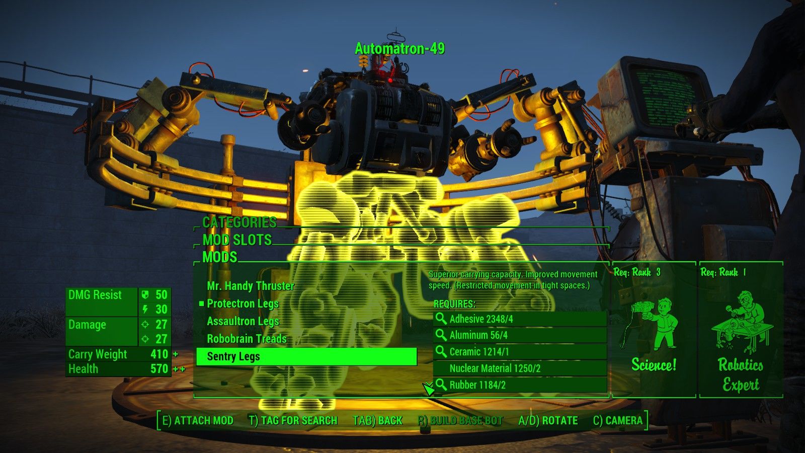 Fallout 4 automatron robot фото 95