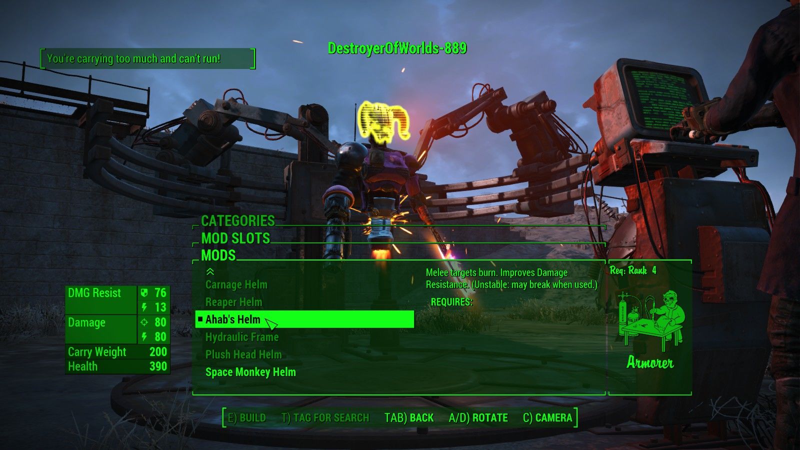 fallout automaton robot mods