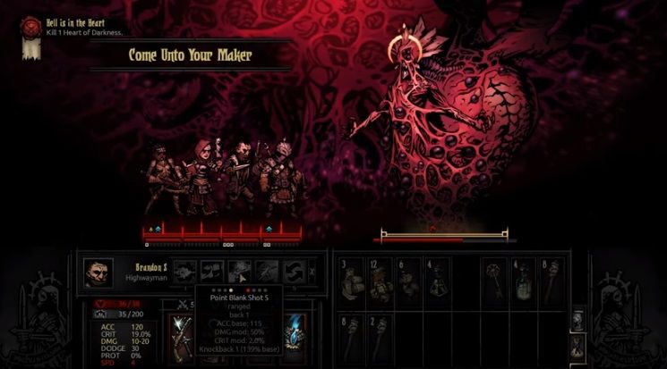 2 characters vs final boss darkest dungeon