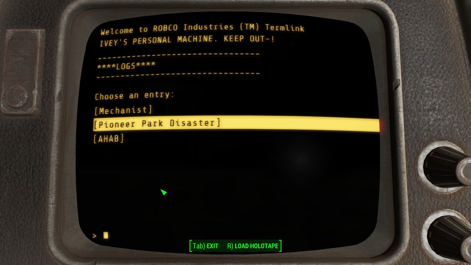 fallout 4 robotics pioneer park