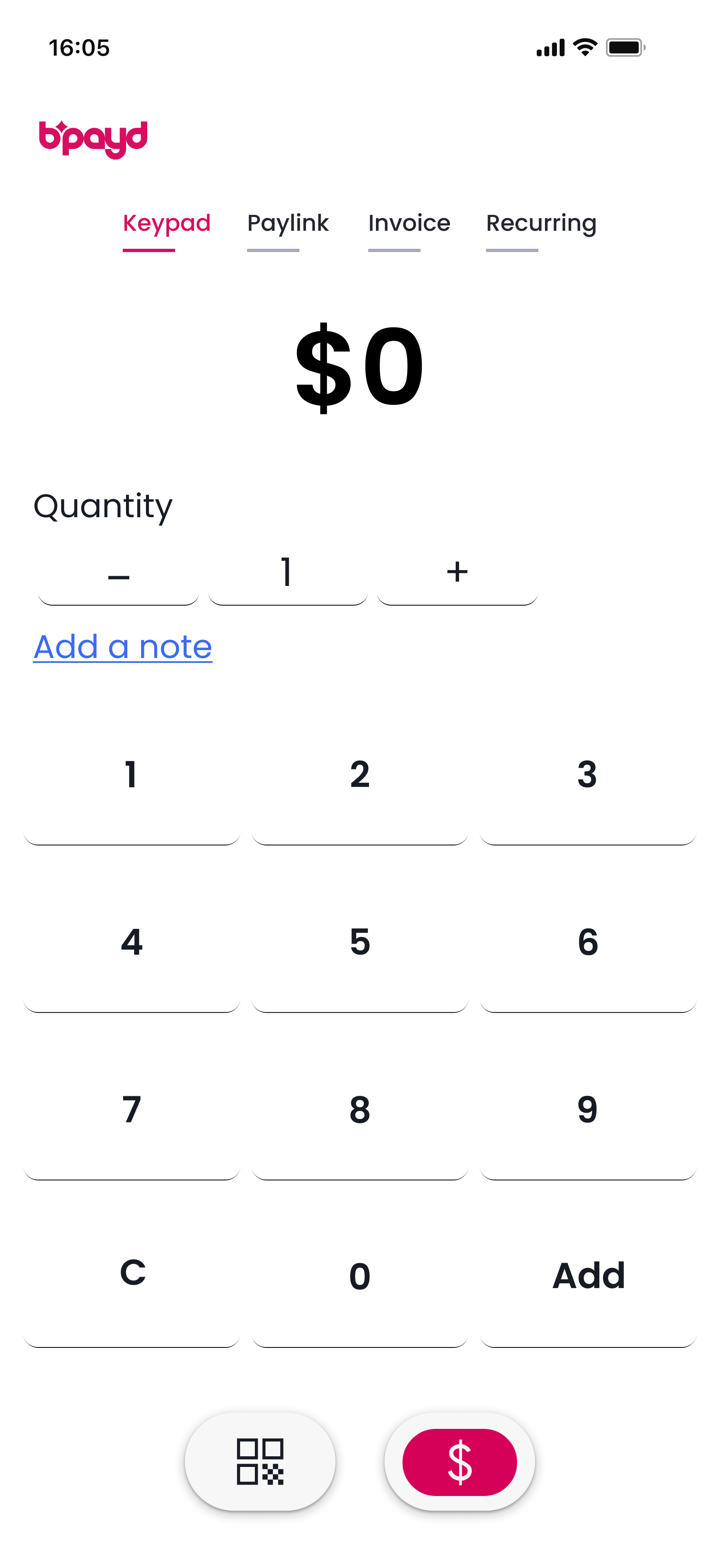 bpayd app screen