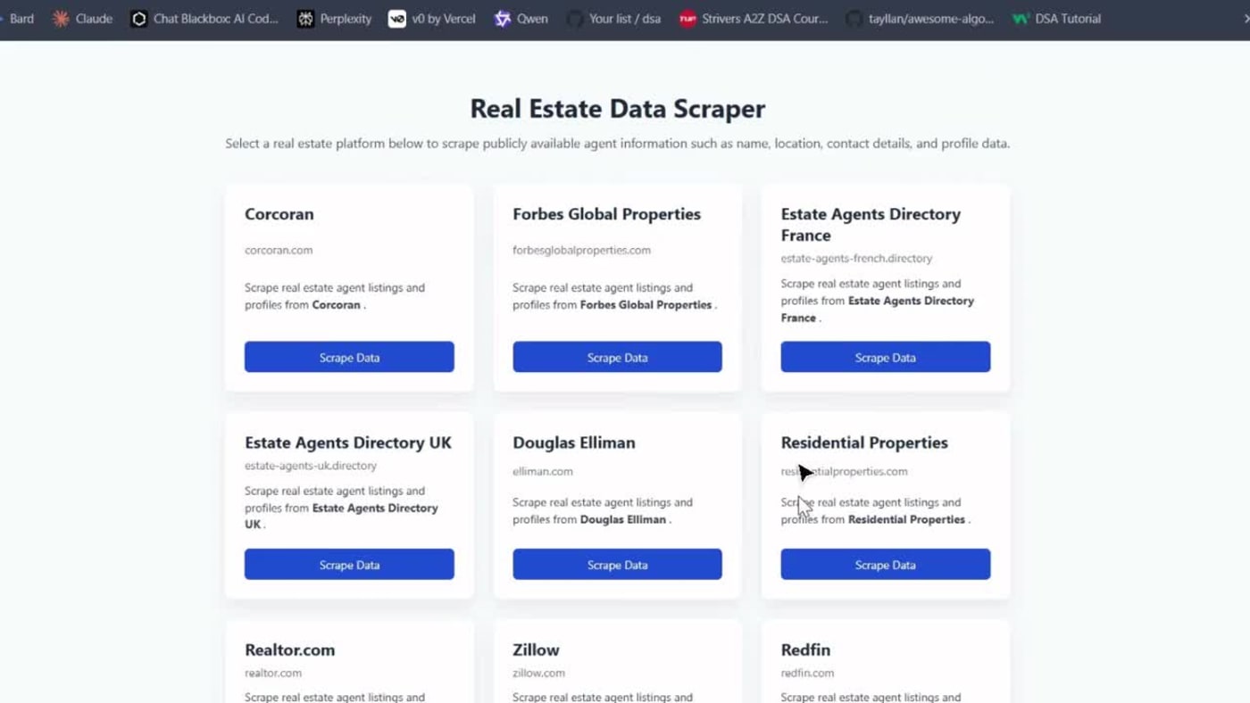Real Estate Scraper