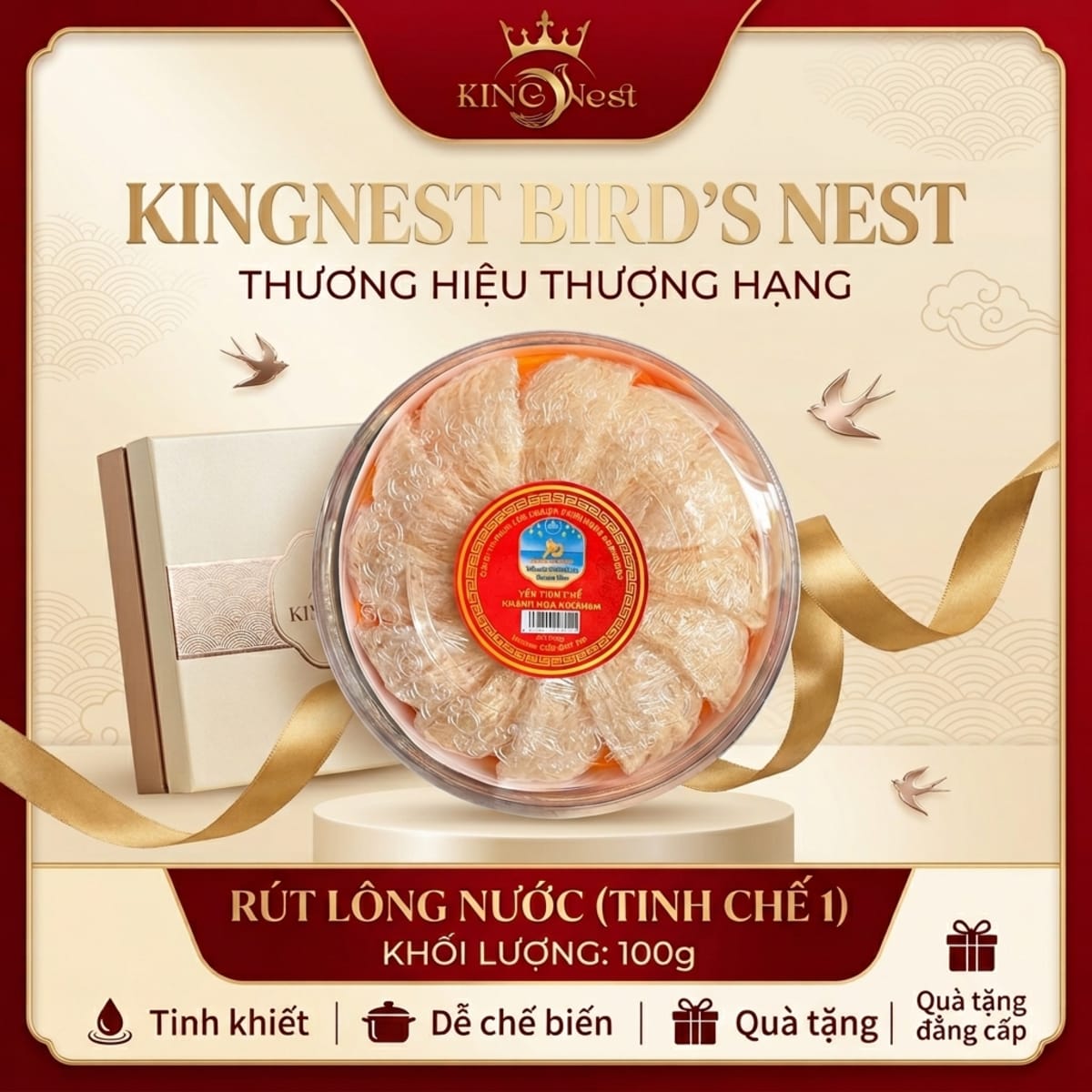 Yến tinh chế Loại 1