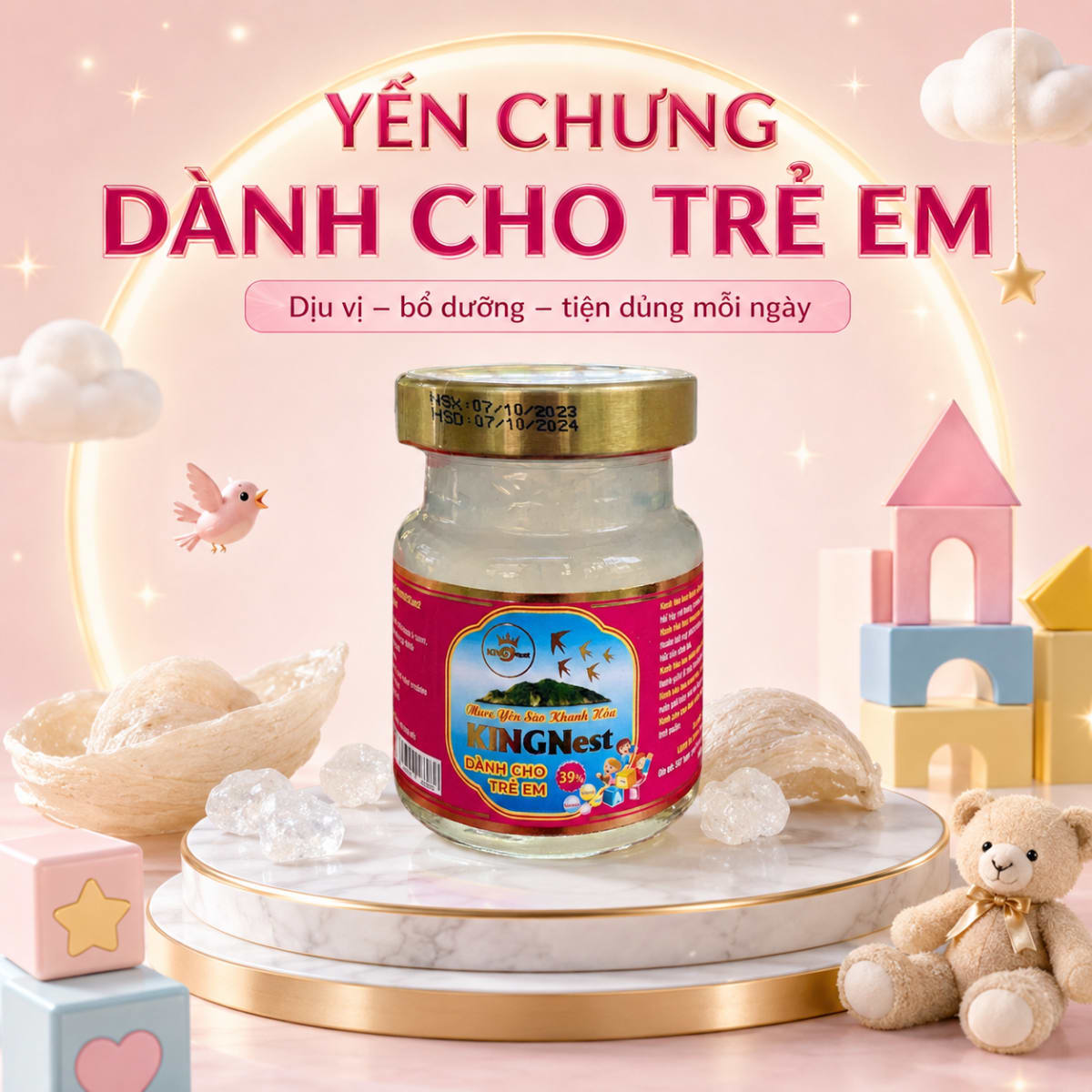 Yến Chưng Dành Cho Trẻ Em