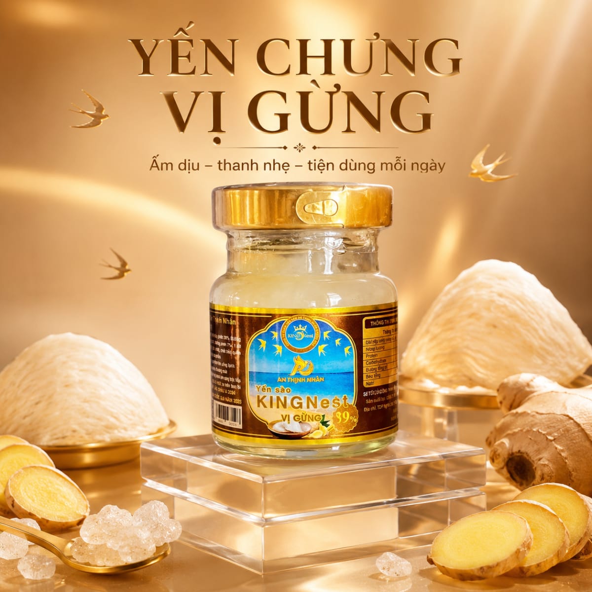 Yến Chưng Vị Gừng