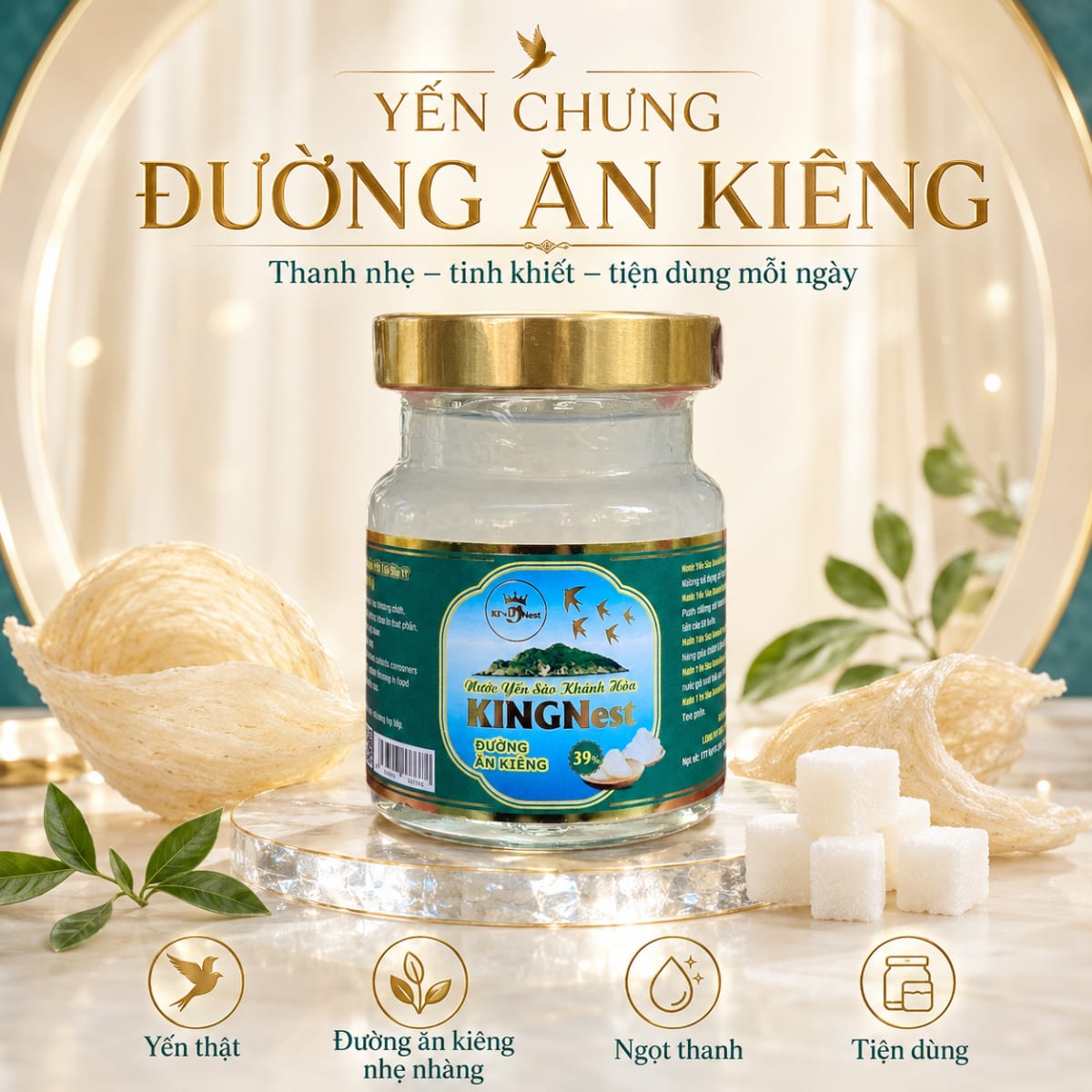 Yến Chưng Đường Ăn Kiêng