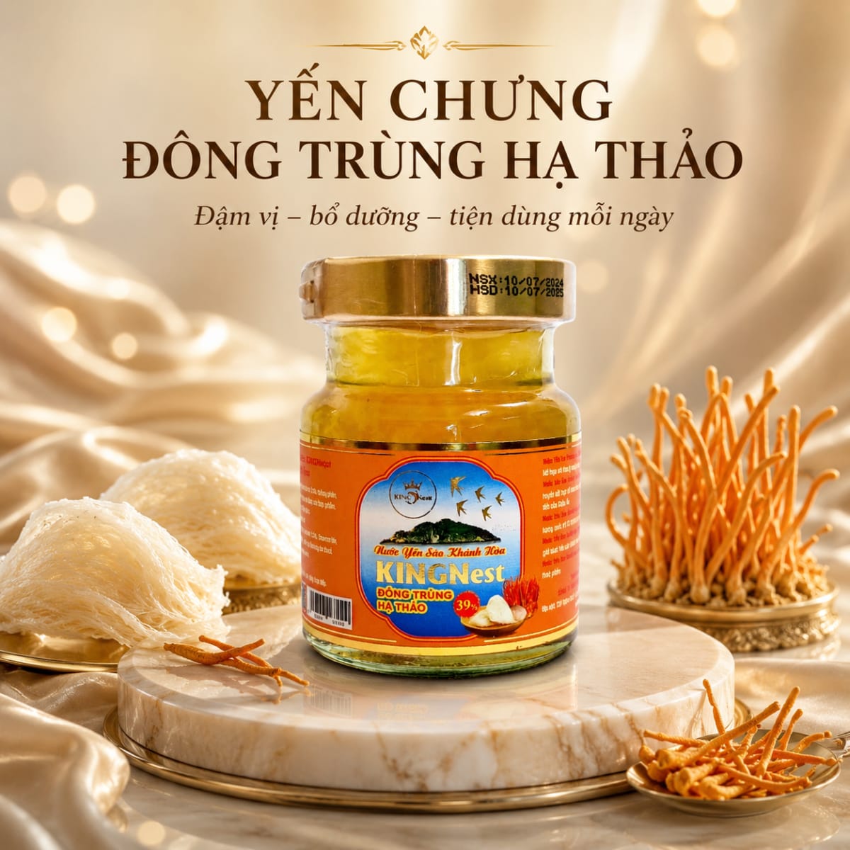 Yến Chưng Đông Trùng Hạ Thảo