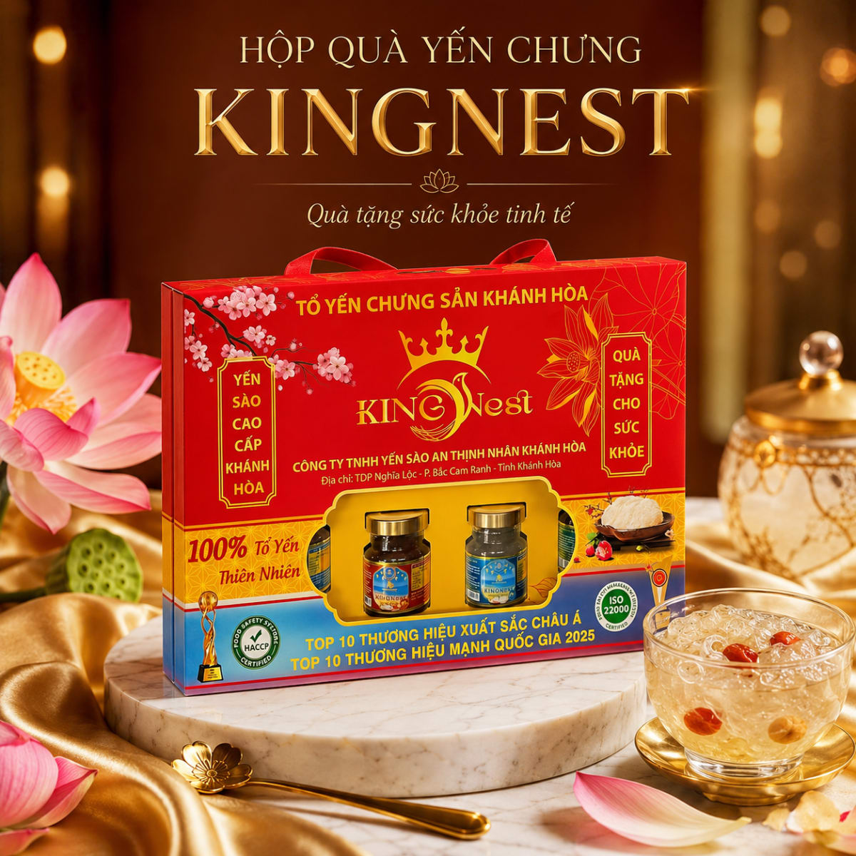 Hộp 6 hũ yến chưng
