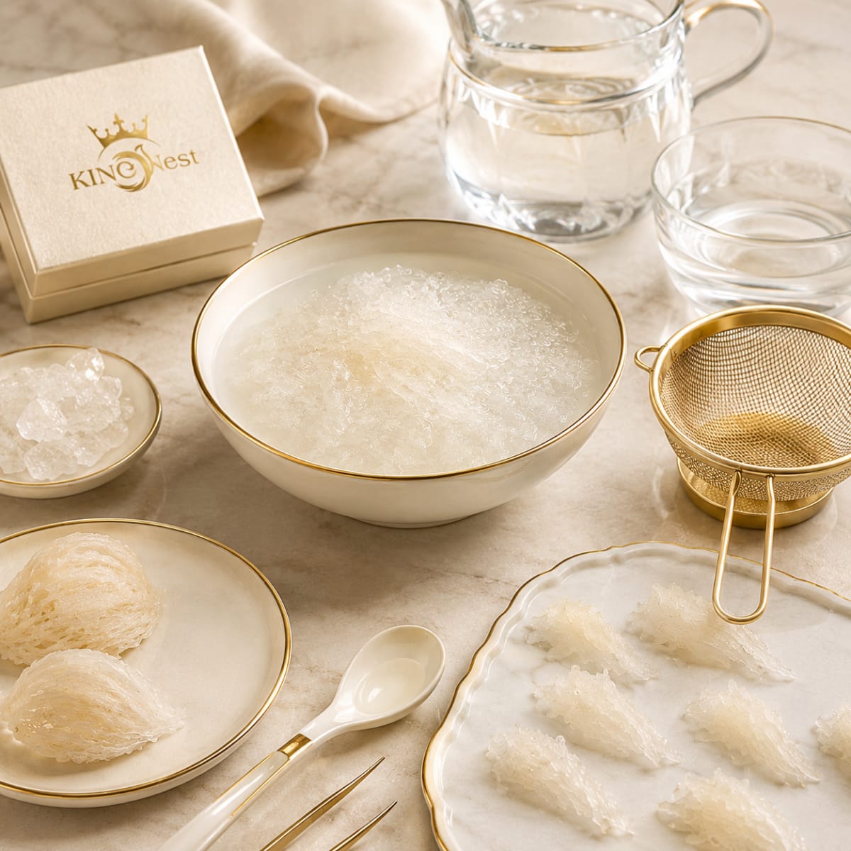 Cách chế biến yến sào