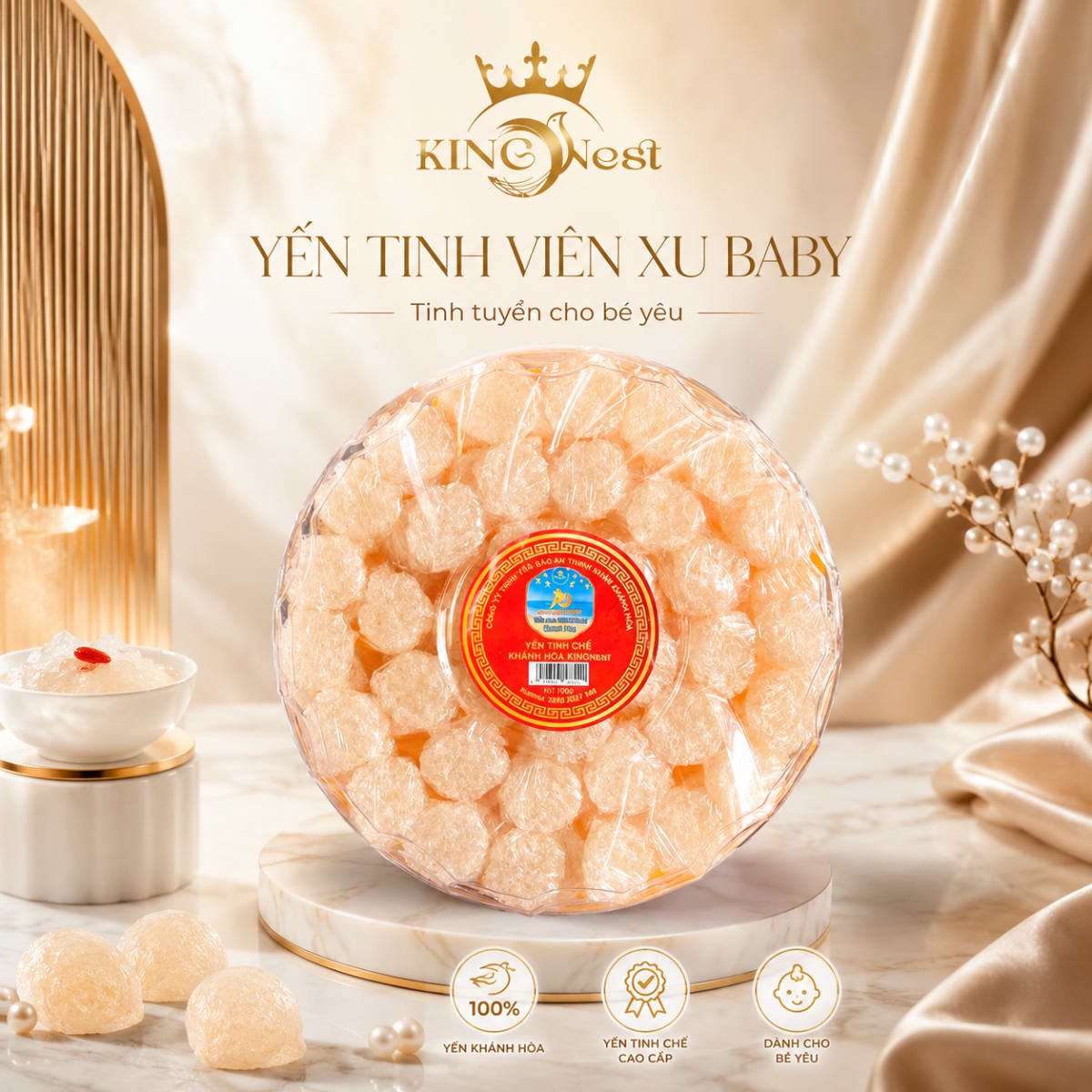 Yến viên xu baby