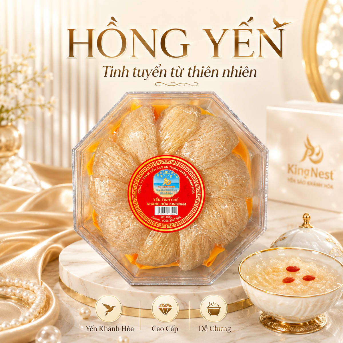 Hồng yến tinh chế