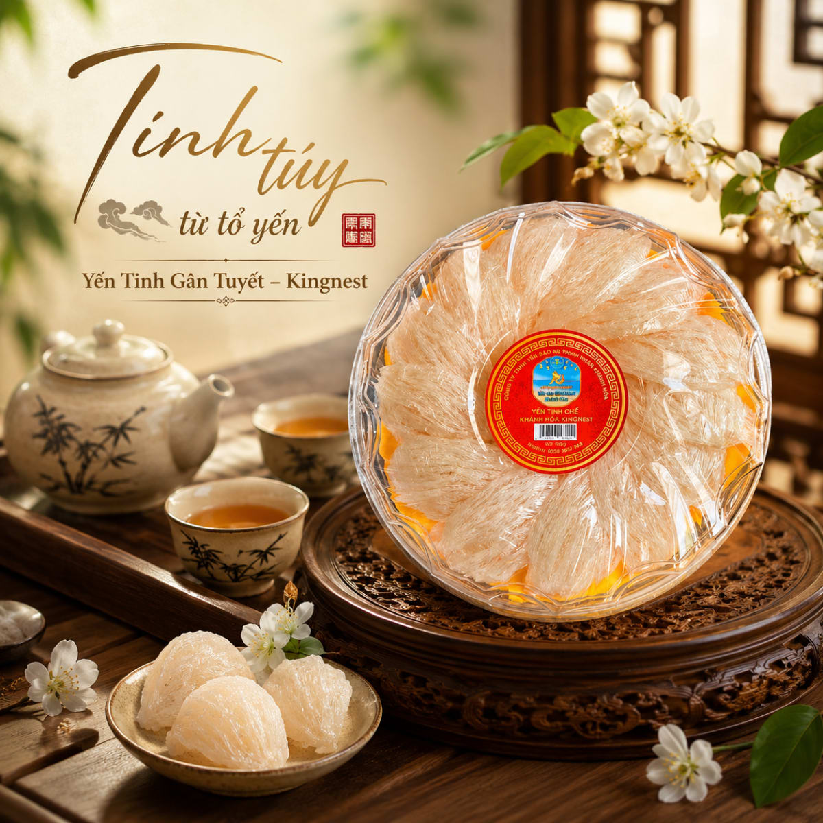 Yến tinh chế gân tuyết