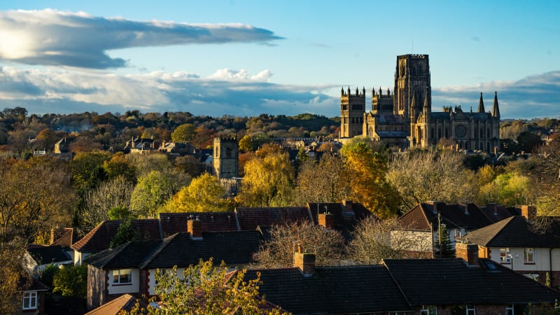Durham cathedral and the city skyline