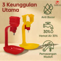 Foto Lintu-A9 Cup Drinker Ayam Broiler Paket Grosir untuk Reseller dan Peternakan|1000PCS|3/4 INCI Bisa Request Warna sudut 3 - InfoBroiler